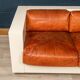 20thc two-seater saratoga sofa by lella and massimo vignelli for poltronova