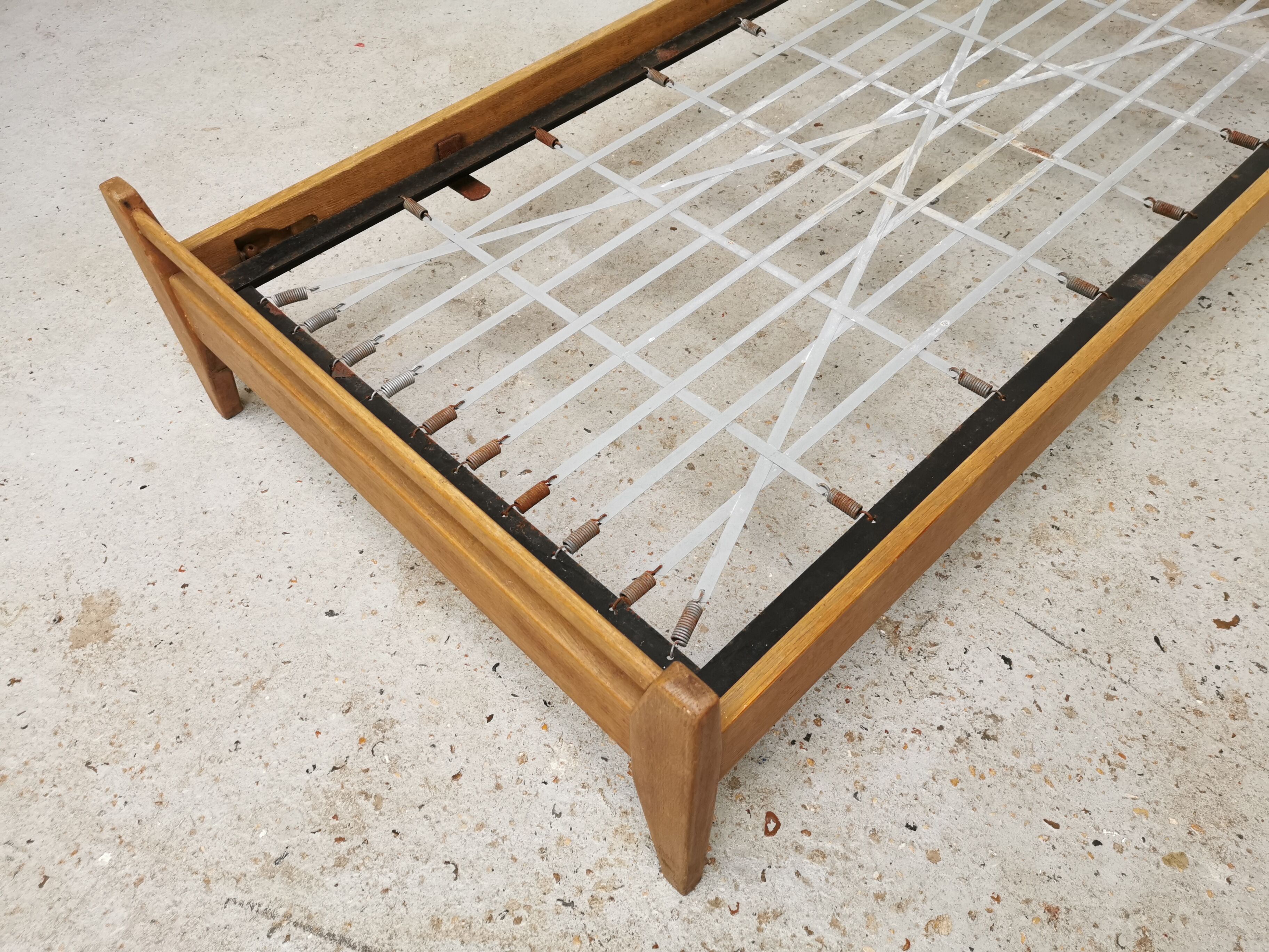 Pair of vintage beds Marcel Gascoin 1950