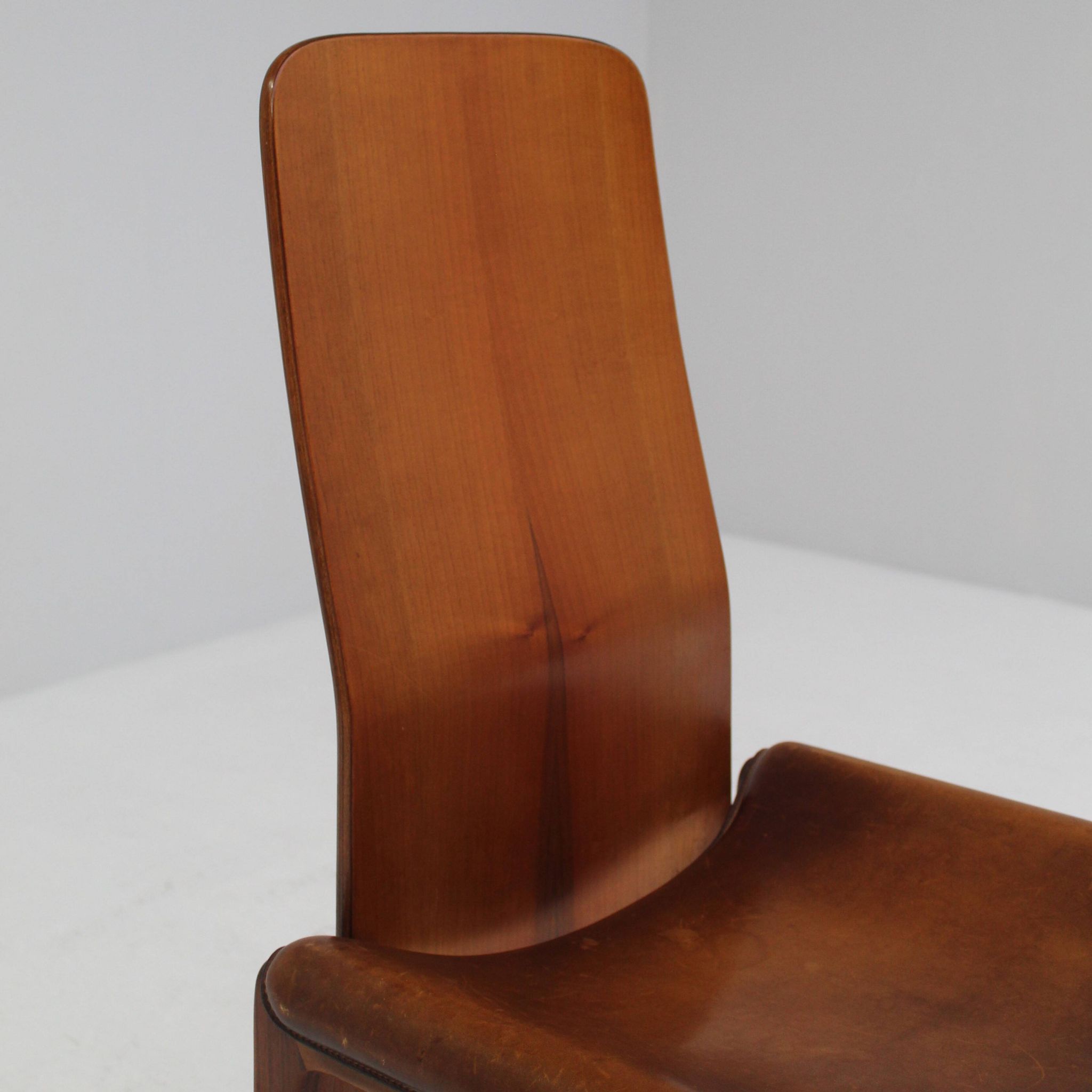 Fiorenza chairs by Tito Agnoli for Molteni, Set of 6