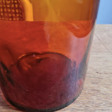 Amber apothecary bottle