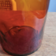 Amber apothecary bottle