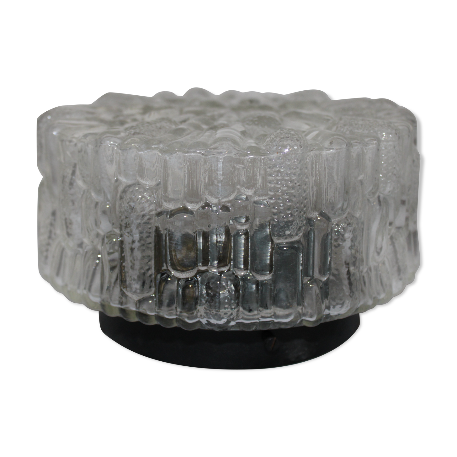 Vintage moulded glass ceiling