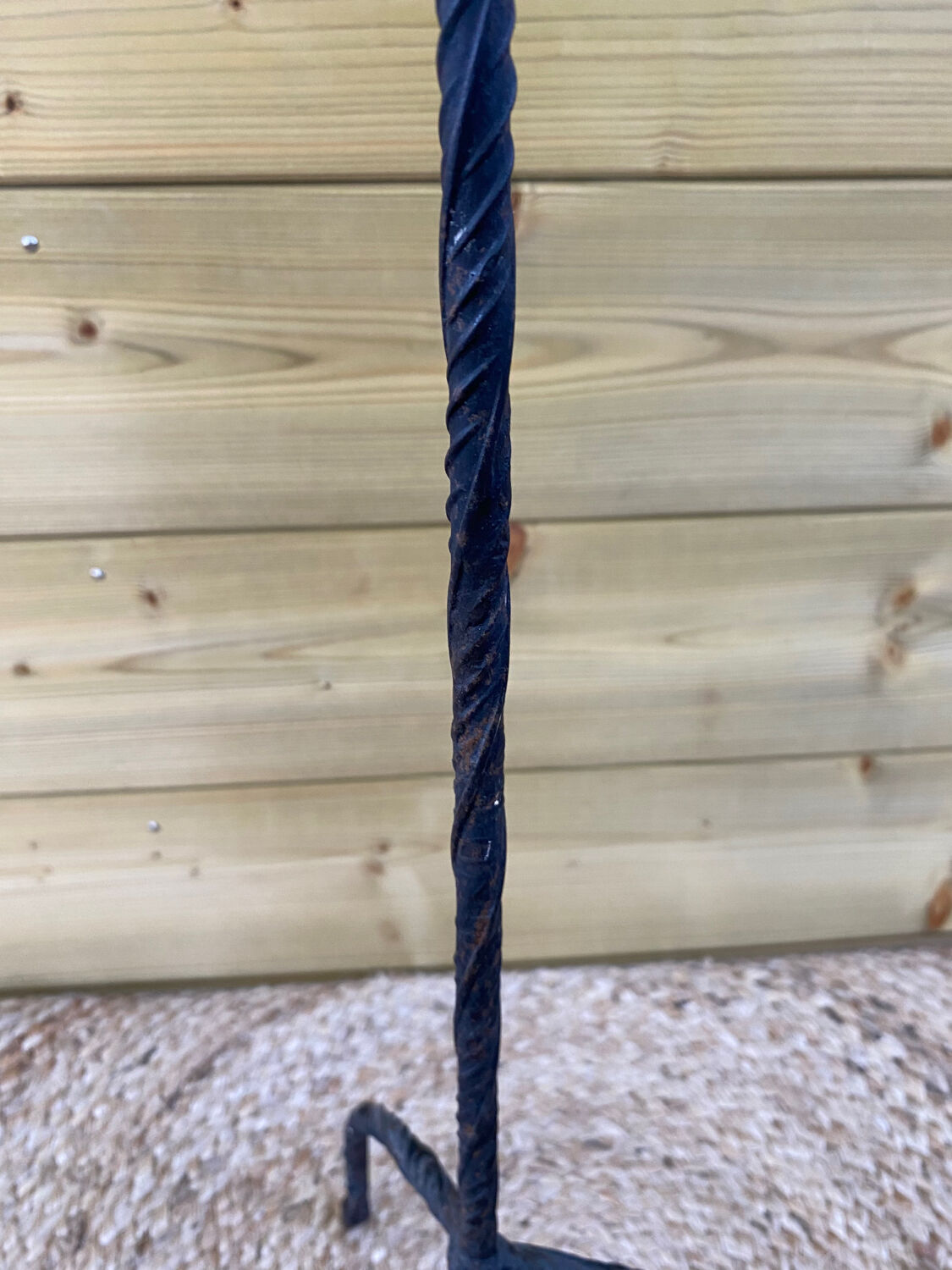 Stand candle holder, folk art