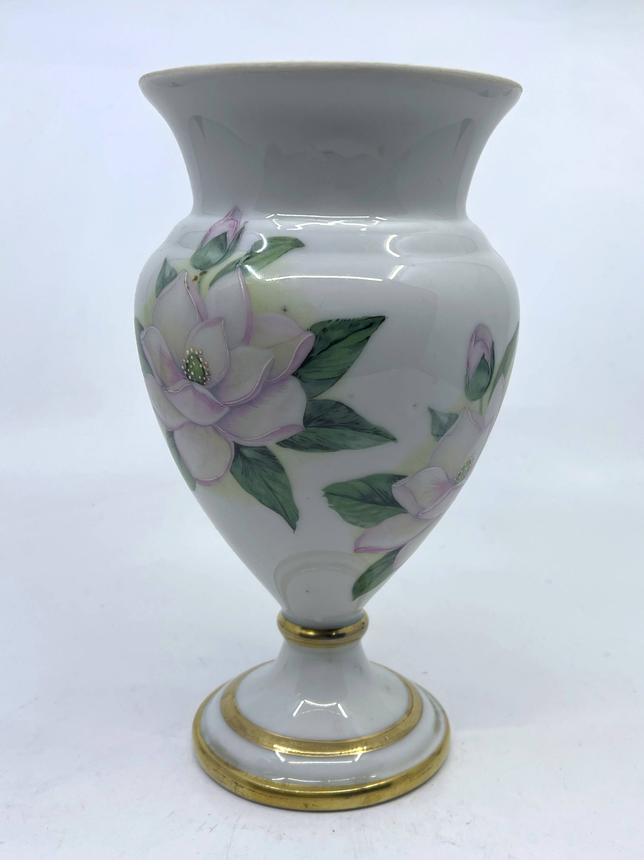 Limoges porcelain vase by Madeleine Sezille