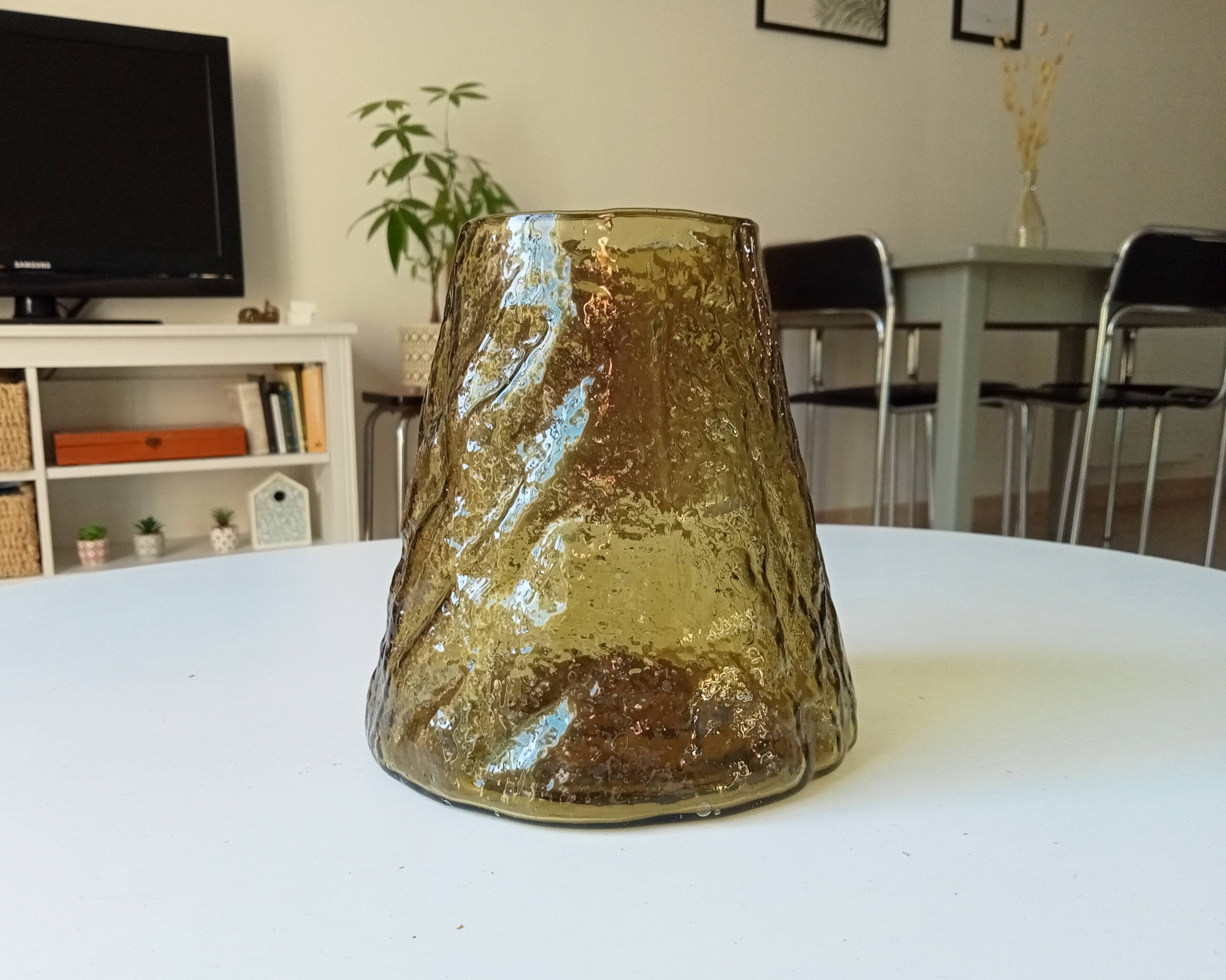 Old blown glass vase