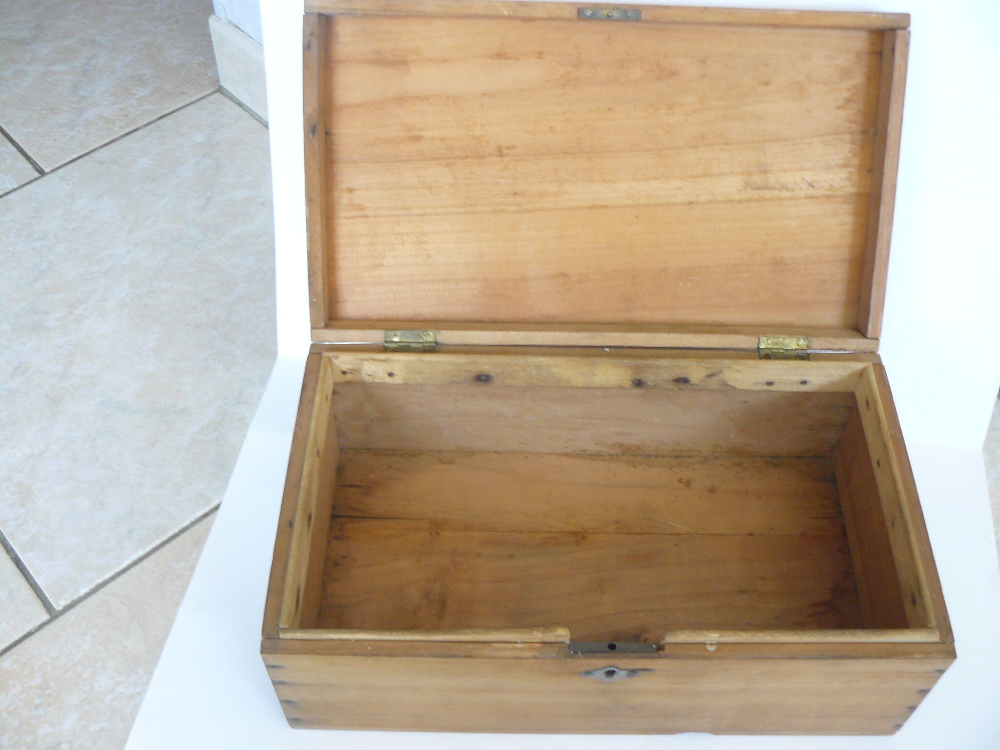 Box old wood for storage