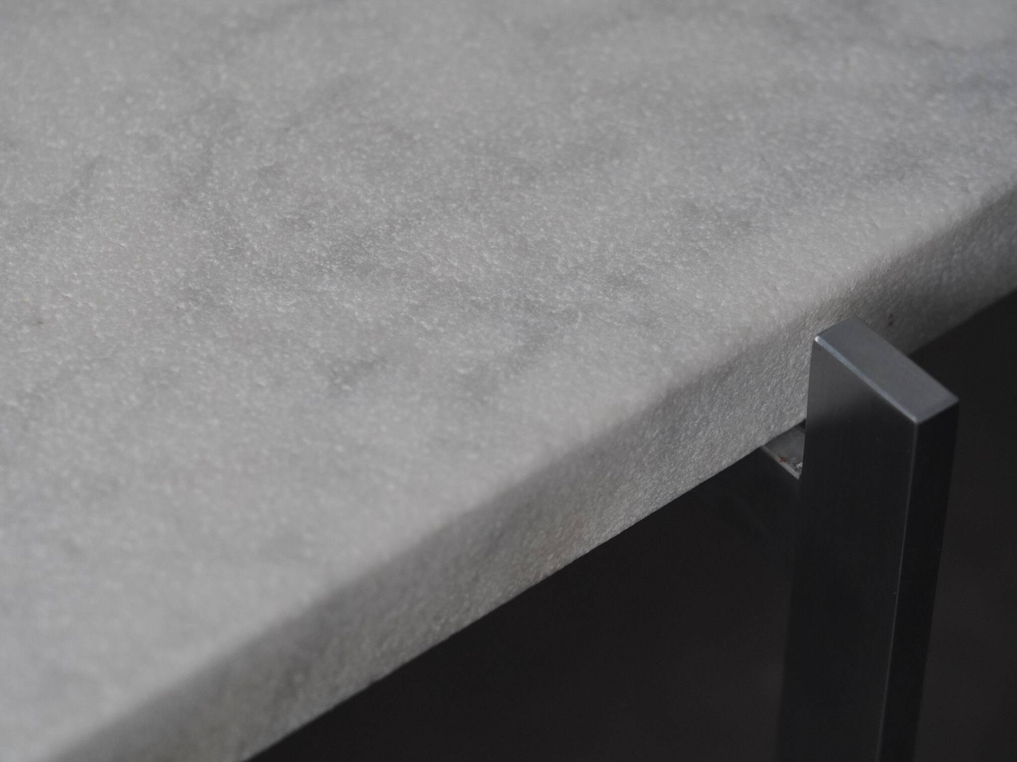 Rolled marble coffee table by Poul Kjaerholm for Fritz Hansen, Denmark, 1990s