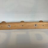 Scandinavian pine wood coat rack