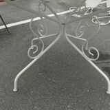 Antique garden furniture in vintage iron