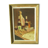 Peinture à l'huile nature morte