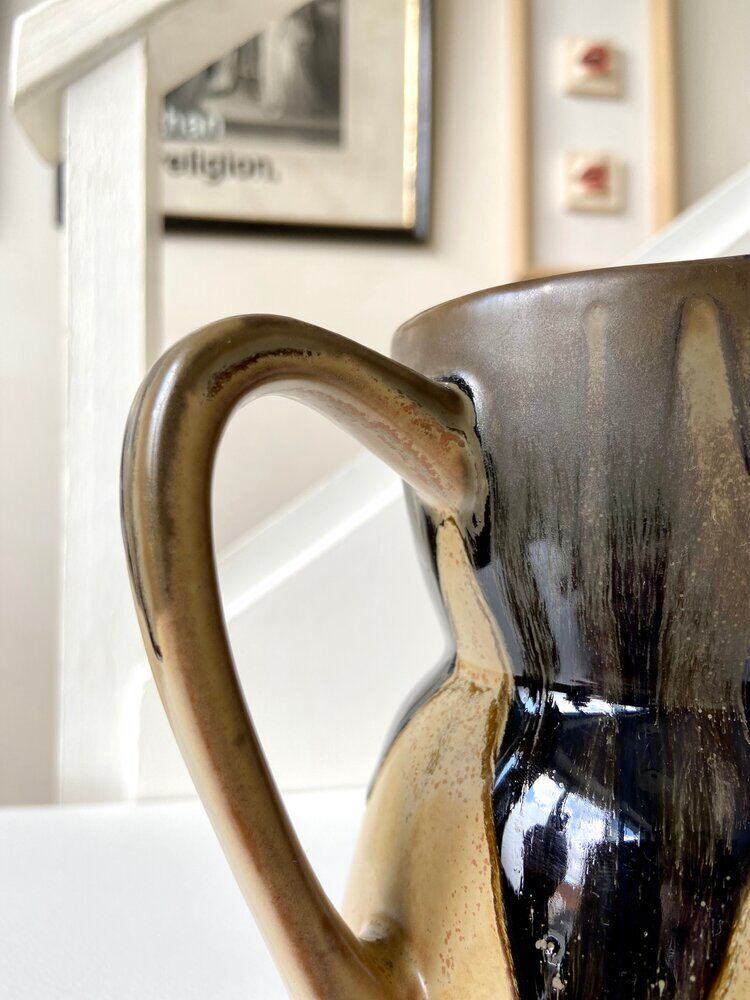 Enamel ceramic pitcher