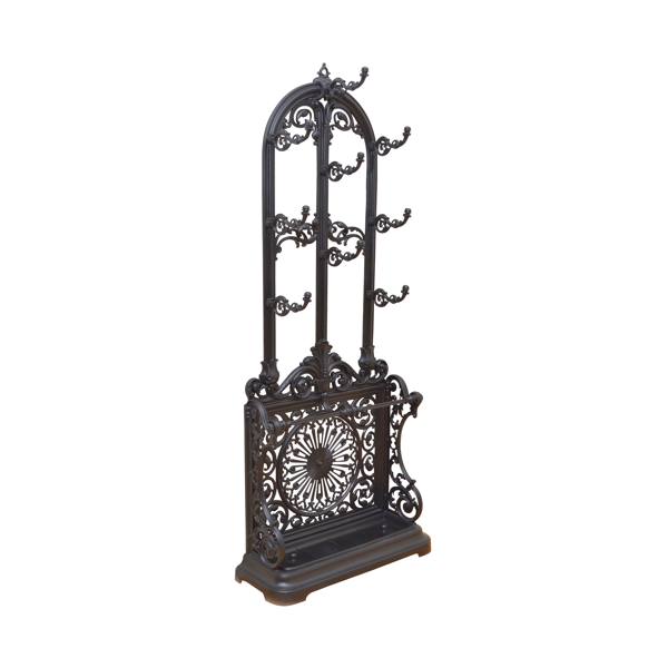 Download Coalbrookdale style cast iron hall stand | Selency
