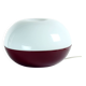 Grande lampe de table en verre opalin, Tchécoslovaquie, années 1960