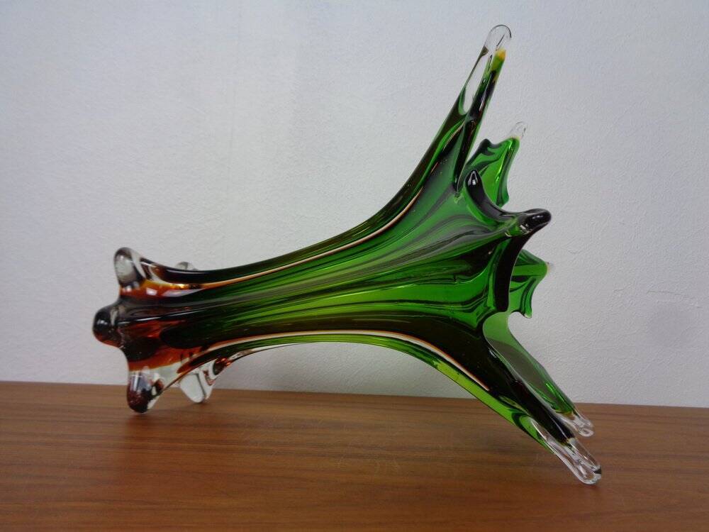 Murano Sommerso Glass Vase, 1960s