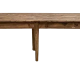 XXL farmhouse table 4 metres in solid pine - 6 legs - 1950s