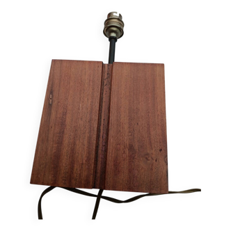 Art Deco solid wood lamp base