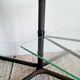 Retro metal and glass merchant shelf -