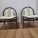 Pair of Baumann French Armchairs from the 1980s