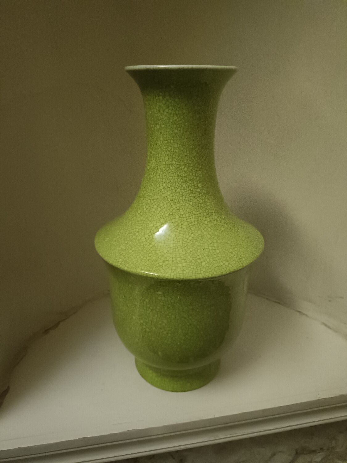 Baluster vase in Chinese porcelain