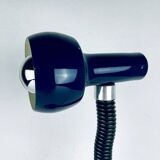 Mid-century blue Italian table lamp from the 1970s.