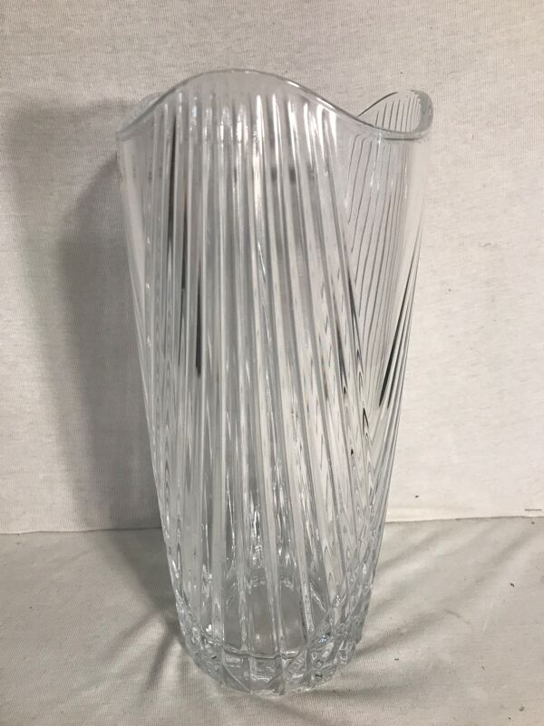 Vase verre cristal d'Arques made in France décoration vintage