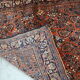 Handmade antique Persian Sarouk square rug 4.1'x 4.1' (125cm x 125cm) 1920s