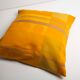 60's Square moire fabric textile cushion