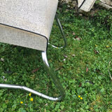 Leatherette office armchair