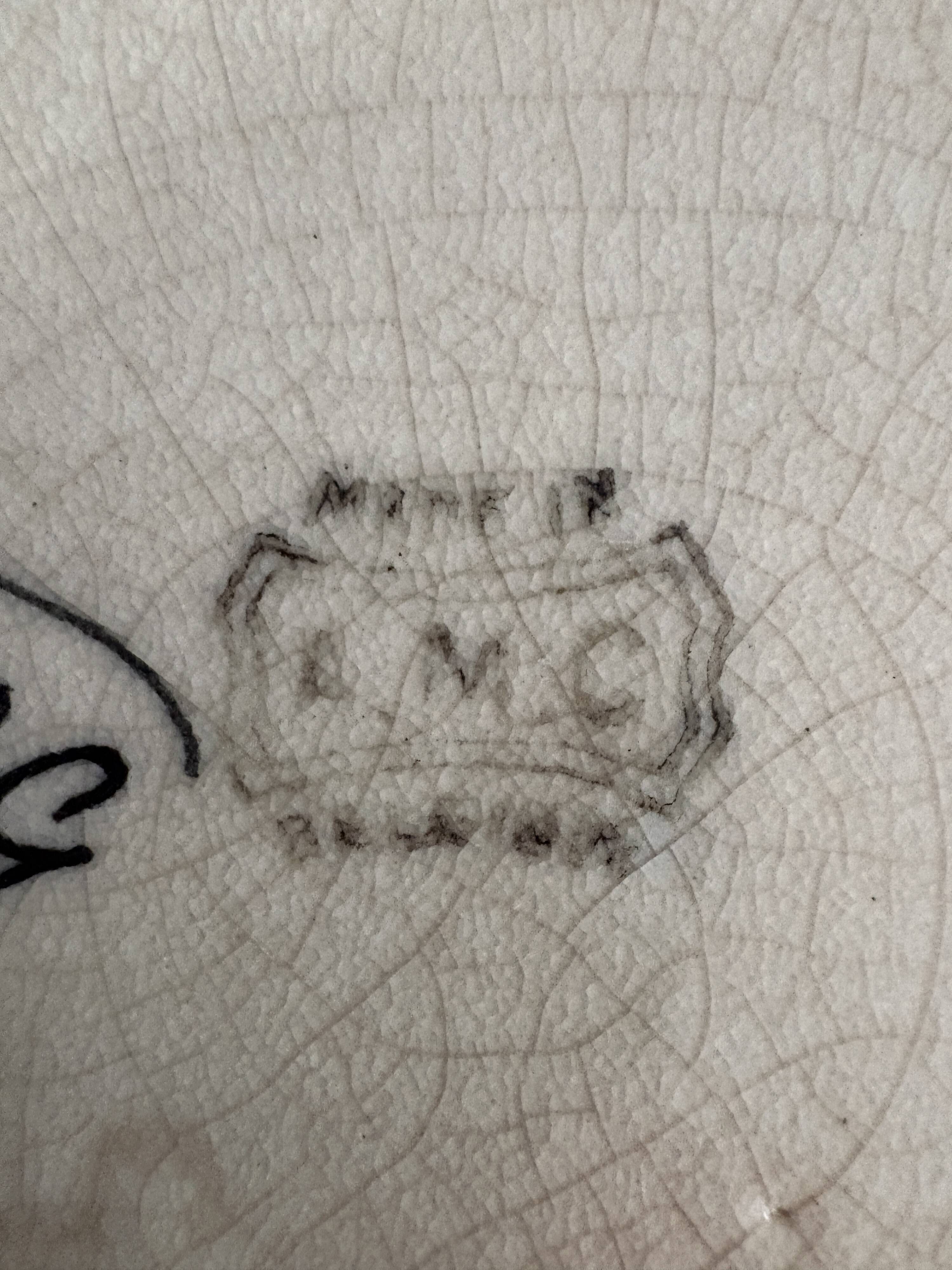 Art Deco Vase AMC Wasmuël - Crackled Ceramic