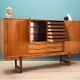 Buffet haut en teck, design danois, années 1960, production : Danemark