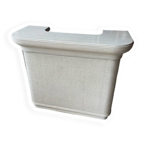 bar en rotin vintage