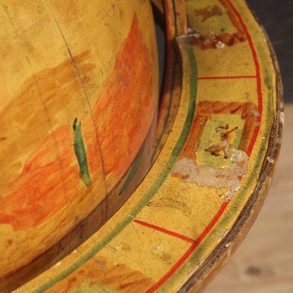 Great globe in wood from 70s