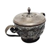 Art Deco sugar bowl from Hefra, Poland, 1970s