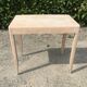 Side table raw wood art deco