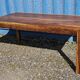 Rectangular teak dining table