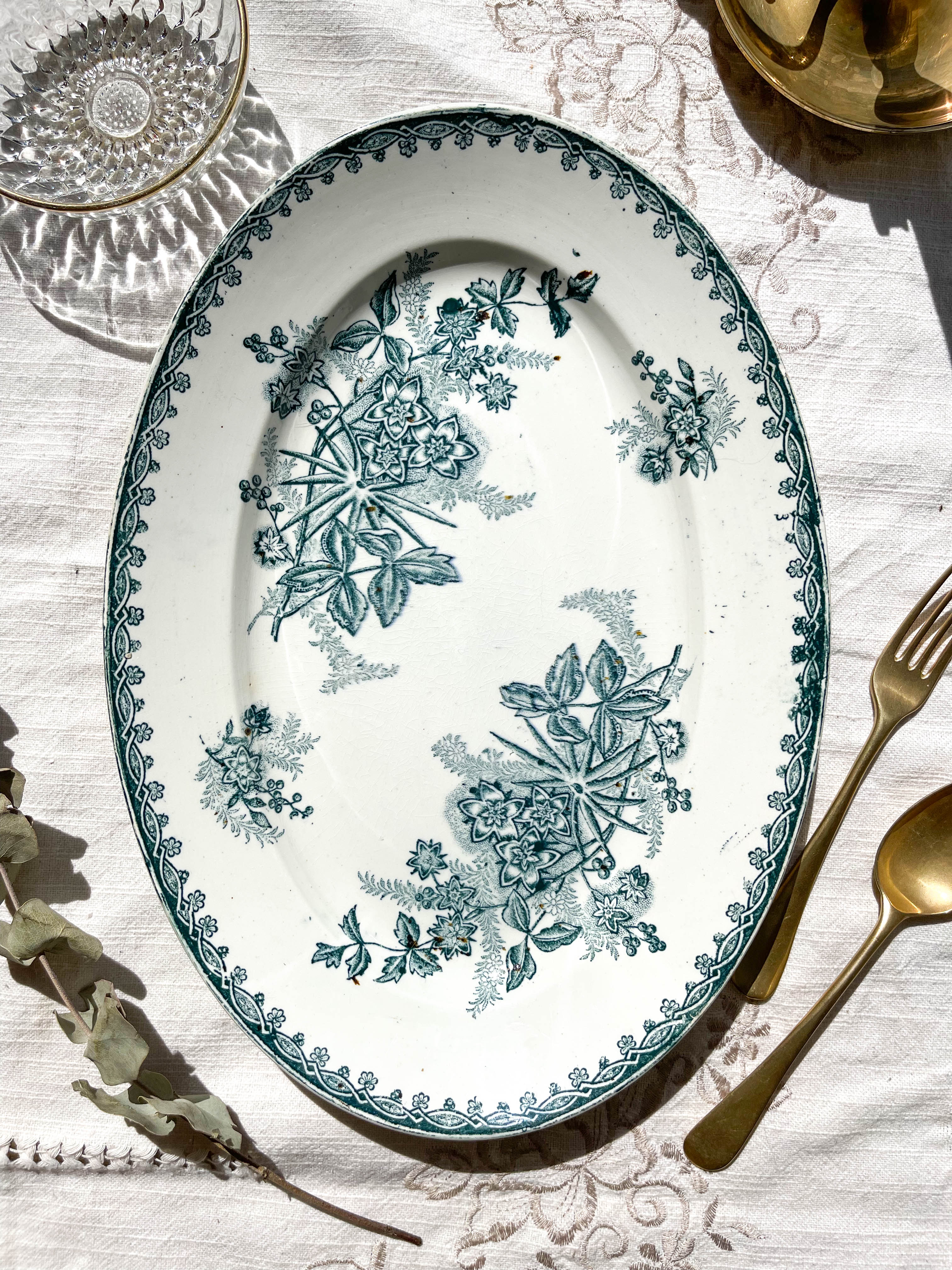 Flat oval Iron land St Amandinoise "MARGOT"
