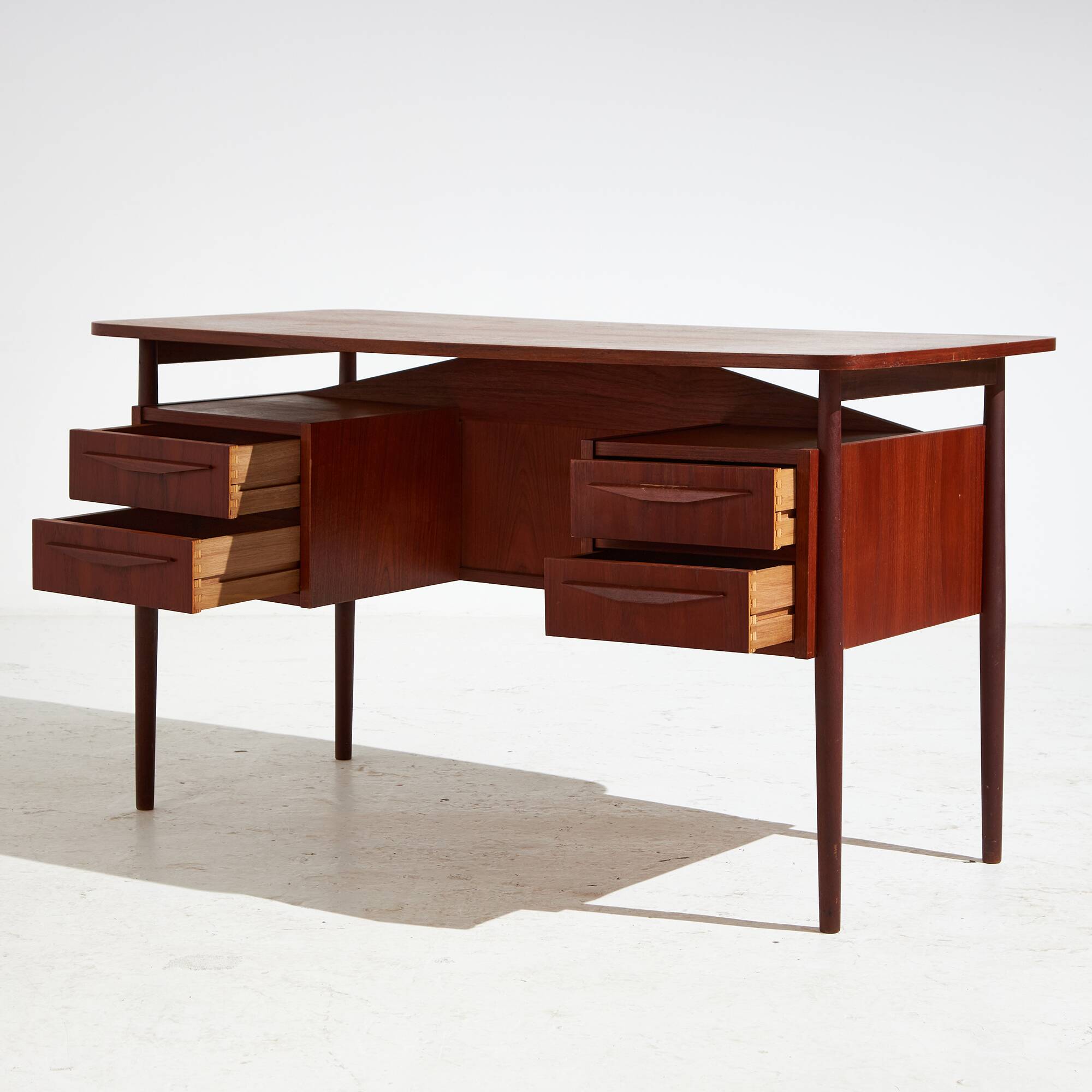 Teak Desk 1960s by Gunnar Nielsen Tibergaard, 1960s (MK9919)