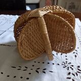 small wicker basket for child