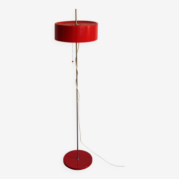 1970's Vintage Red Floor Lamp