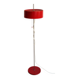 1970's Vintage Red Floor Lamp