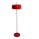 1970's Vintage Red Floor Lamp