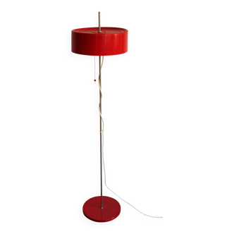 Lampadaire rouge, années 1970