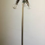 Lampe carrée en laiton chromé, 1970
