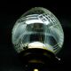 Brass and glass pendant lamp, 1890s