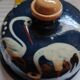 Storks /soufflenheim/ IG friedmann /terracotta /cammenbert butter dish /Als