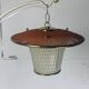 Midcentury French rockabilly lantern low floor lamp, 1950s
