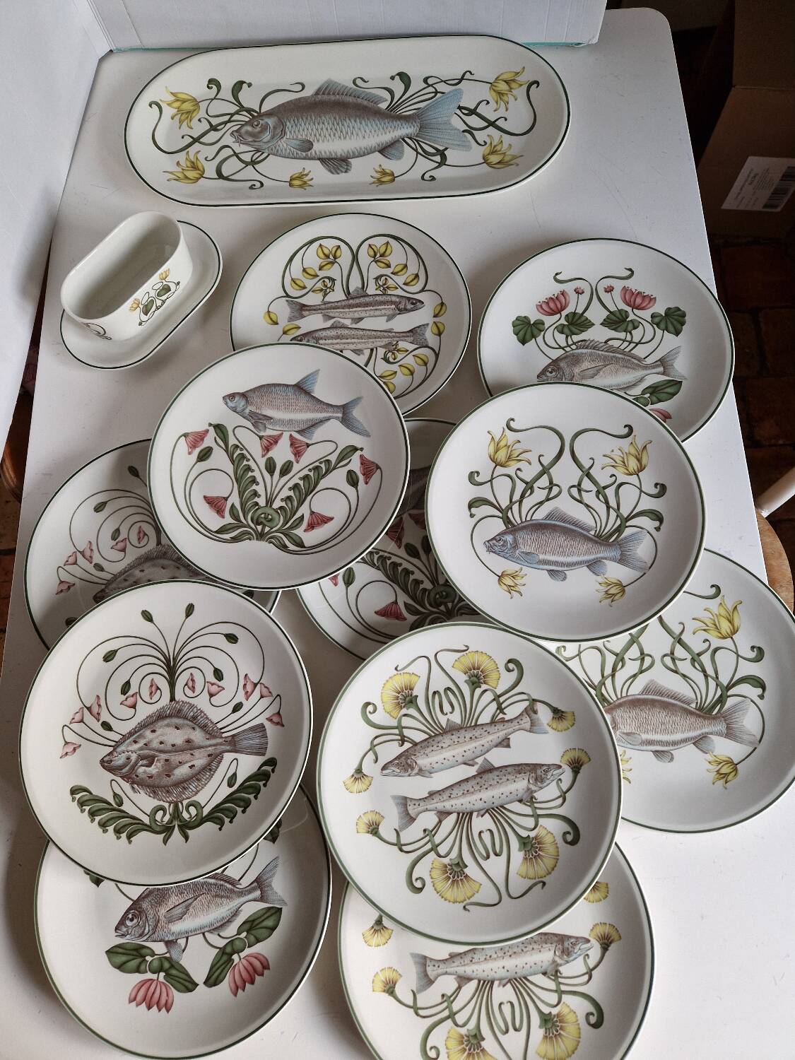 Villeroy and Boch fish service