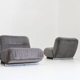 Giuseppe Munari Lounge Chairs for Poltrona Munari 1970s , Italy set of 2