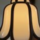 Tulip shaped pendant lamp