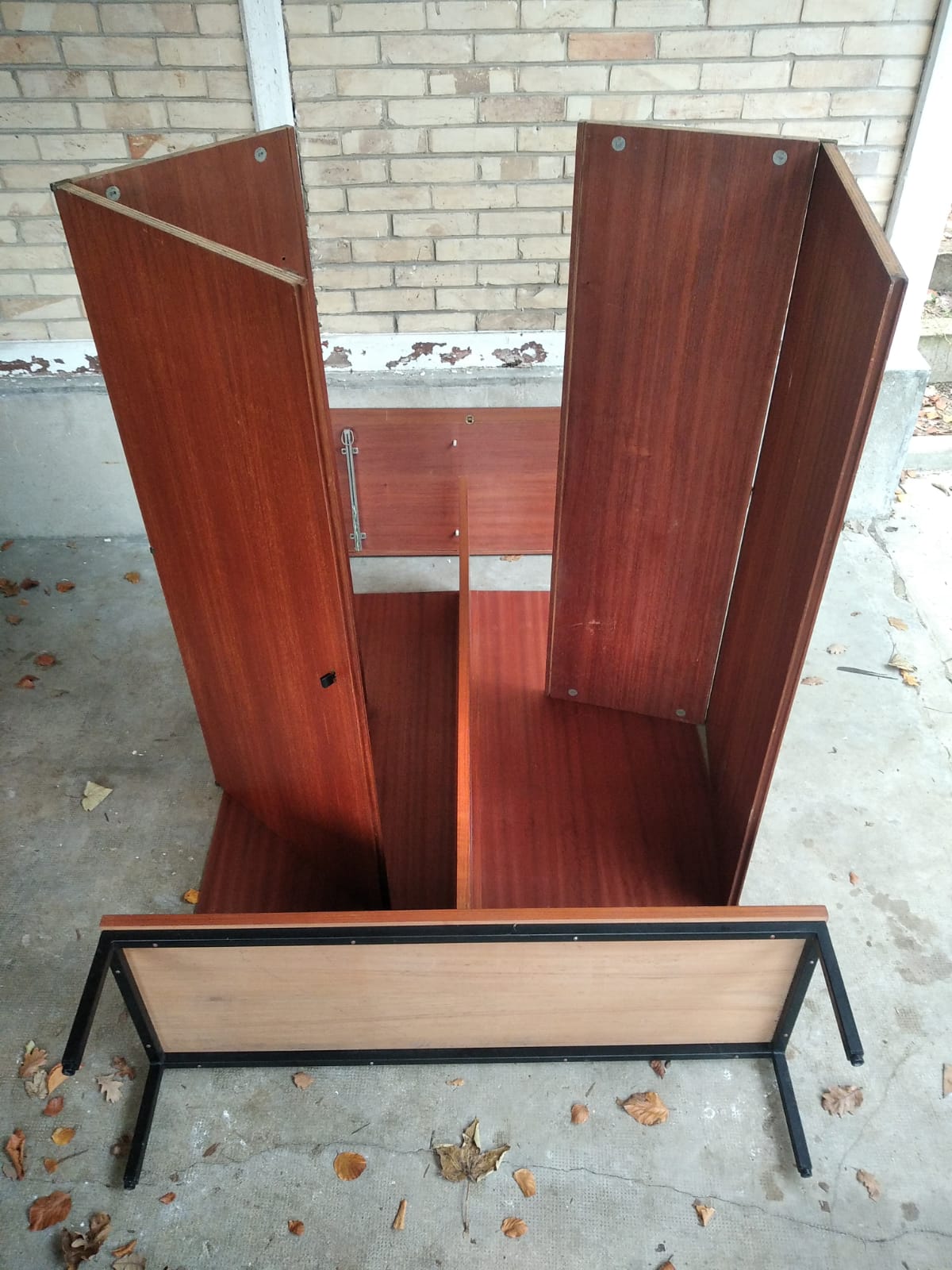 Vintage scandinavian modernist wardrobe 1950